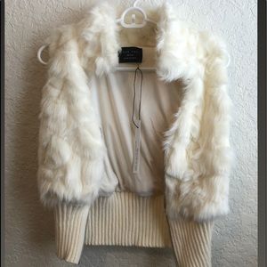 Fluffy Cropped Vest